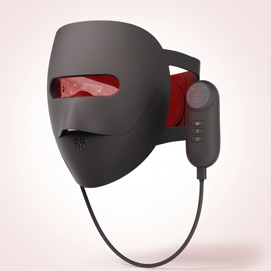 Professional LED Light Therapy Face Mask 4 Colour Red Infrared Photon Skin Rejuvenation Anti Acne Pore Care Wireless Rechargeable Home Skincare