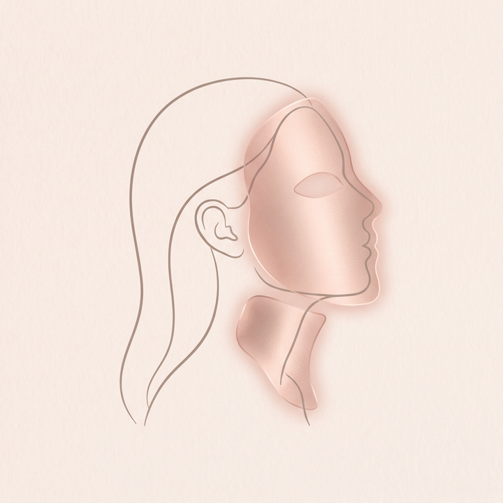 Professional LED Light Therapy Face and Neck Mask 7 Color Photon Skin Rejuvenation Rechargeable Facial Care Device for Home Use