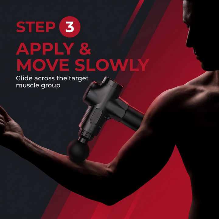 Professional Massage Gun Deep Tissue Muscle Massager 30 Speed Levels Percussion Body Neck Back Recovery Device Noise Reduction Home Gym Fitness Use