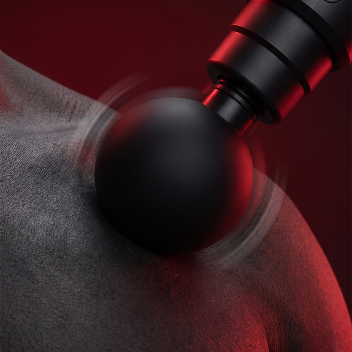 Professional Massage Gun Deep Tissue Muscle Massager 30 Speed Levels Percussion Body Neck Back Recovery Device Noise Reduction Home Gym Fitness Use