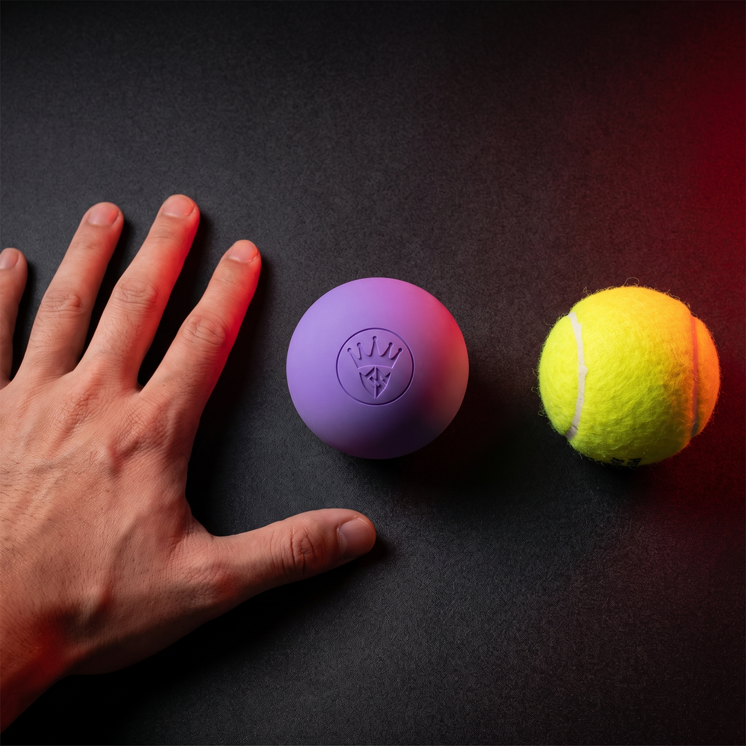 Professional Massage Lacrosse Ball Deep Tissue Trigger Point Ball Muscle Relief Tool for Back Foot Shoulder Neck Myofascial Release Home Gym Recovery
