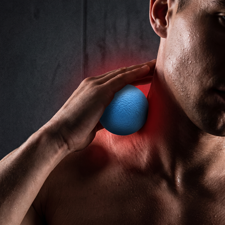 Professional Massage Lacrosse Ball Deep Tissue Trigger Point Ball Muscle Relief Tool for Back Foot Shoulder Neck Myofascial Release Home Gym Recovery