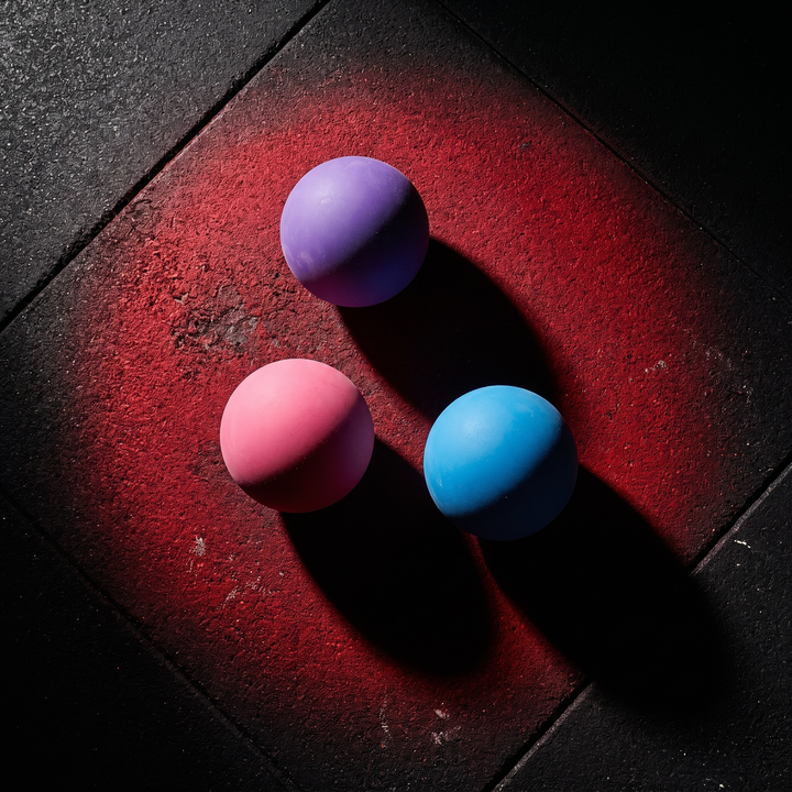 Professional Massage Lacrosse Ball Deep Tissue Trigger Point Ball Muscle Relief Tool for Back Foot Shoulder Neck Myofascial Release Home Gym Recovery
