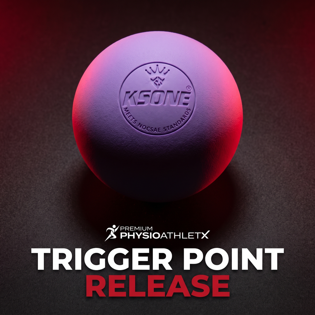 Professional Massage Lacrosse Ball Deep Tissue Trigger Point Ball Muscle Relief Tool for Back Foot Shoulder Neck Myofascial Release Home Gym Recovery