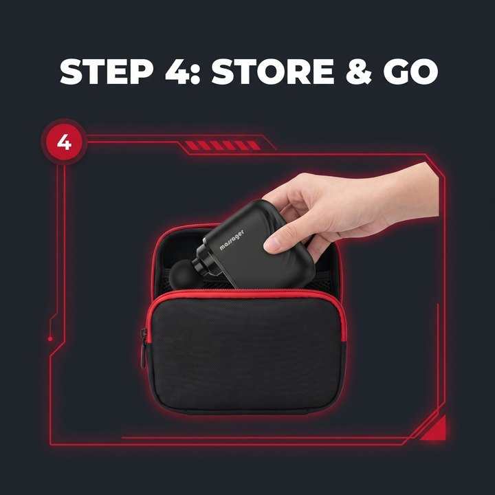 Professional Mini Massage Gun Portable Deep Tissue Percussion Massager with Intelligent Pressure Sensor Quiet Motor for Gym Travel Office Muscle Recovery