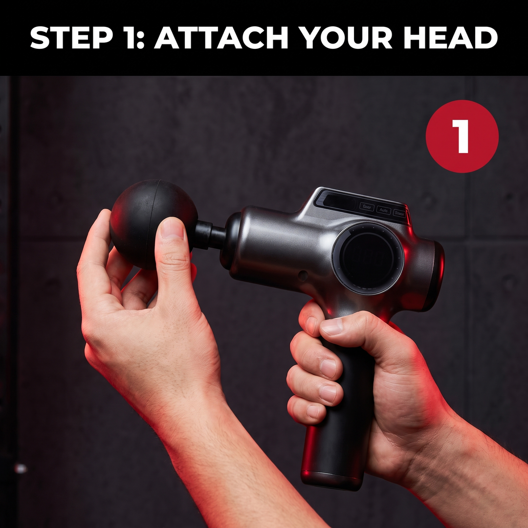 Professional Muscle Massage Gun Deep Tissue Percussion Massager for Neck Back Shoulders Recovery Soreness Relief Home Gym Fitness Use