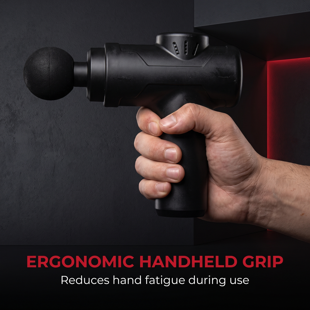 Professional Portable Massage Gun Deep Tissue Percussion Massager Muscle Recovery Device Handheld Body Massager for Gym Sports Fitness Home Use