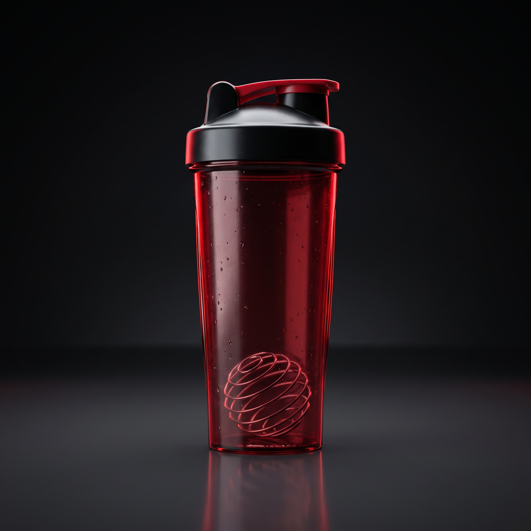 Professional Protein Shaker Bottle with Metal Stirrer Leak-Proof BPA-Free Shaker Cup 20oz for Protein Shakes Pre-Workout Drinks Gym Fitness Nutrition Blender Bottle