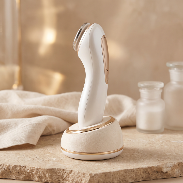 Professional Radio Frequency Body Contouring Machine LED Light Skin Tightening Cellulite Massager Fat Reduction Slimming Device for Home Use Body Shaping