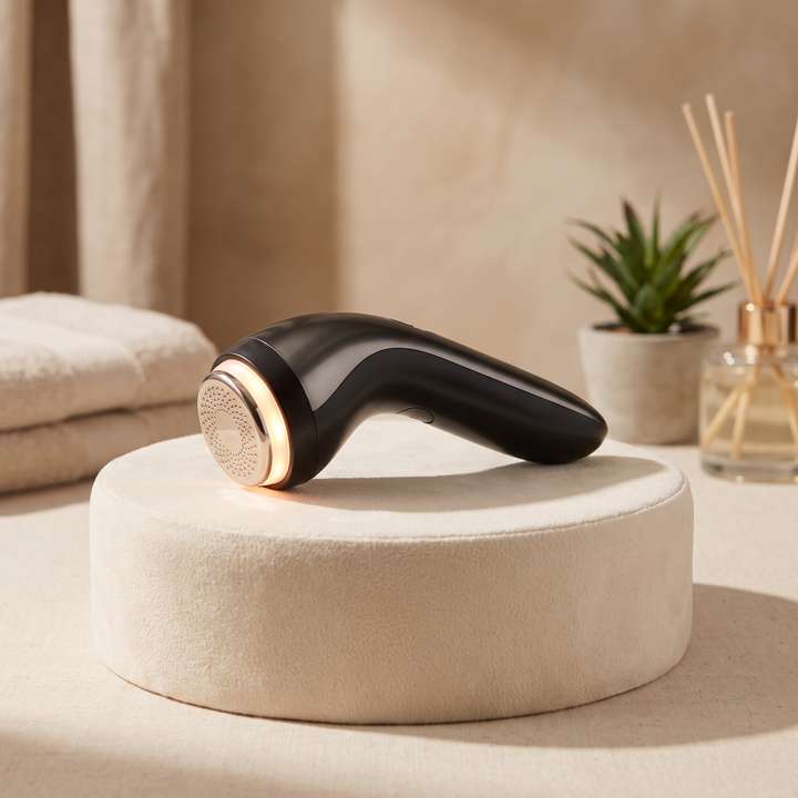 Professional Radio Frequency Body Contouring Machine LED Light Skin Tightening Cellulite Massager Fat Reduction Slimming Device for Home Use Body Shaping