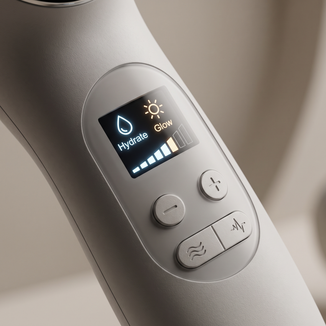 Professional Radio Frequency Body Contouring Machine LED Light Skin Tightening Cellulite Massager Fat Reduction Slimming Device for Home Use Body Shaping