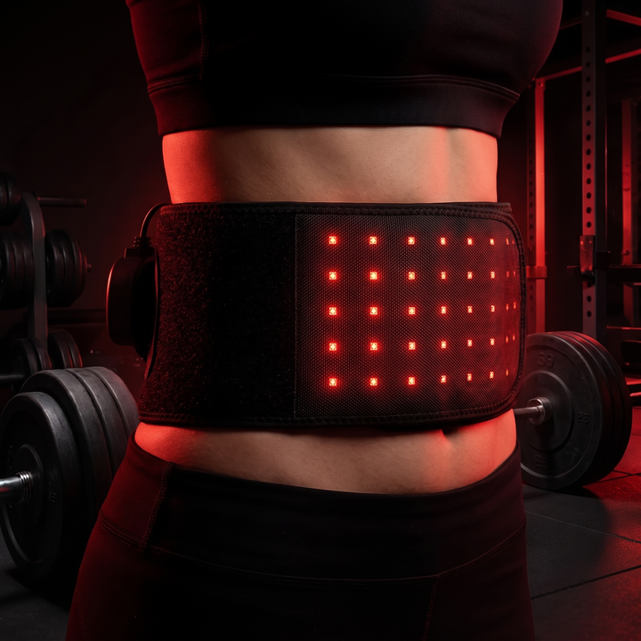 Professional Red Light Therapy Belt Infrared LED Heat Massage Wrap for Back Waist Pain Relief Blood Circulation Support Recovery