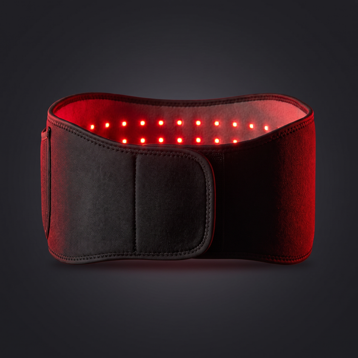 Professional Red Light Therapy Belt Infrared LED Heat Massage Wrap for Back Waist Pain Relief Blood Circulation Support Recovery