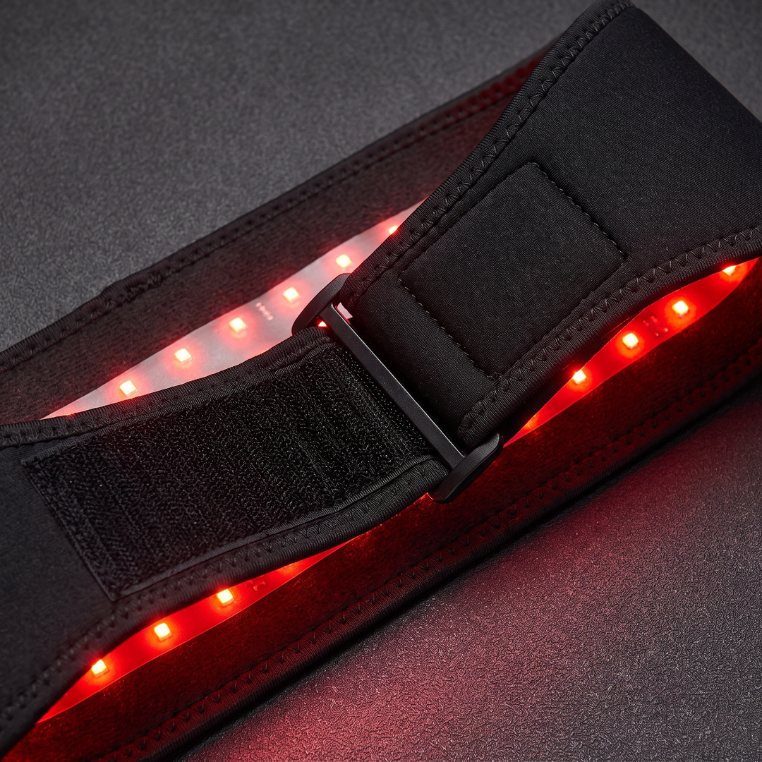 Professional Red Light Therapy Belt Infrared LED Heat Massage Wrap for Back Waist Pain Relief Blood Circulation Support Recovery