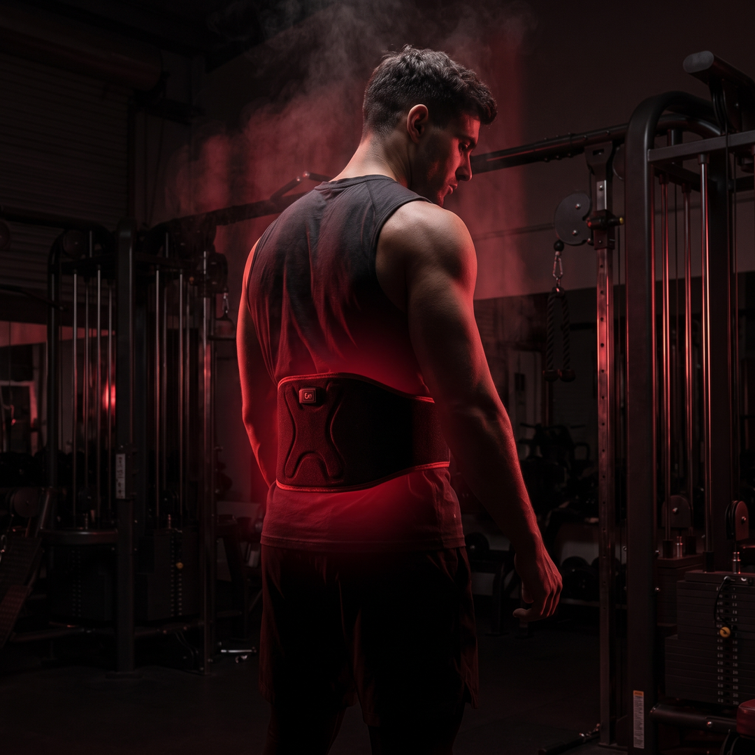 Professional Red Light Therapy Belt Infrared Therapy Wrap for Back Waist Shoulder Knee Joint Pain Relief Body Recovery Wrap with LED Beads Home Use