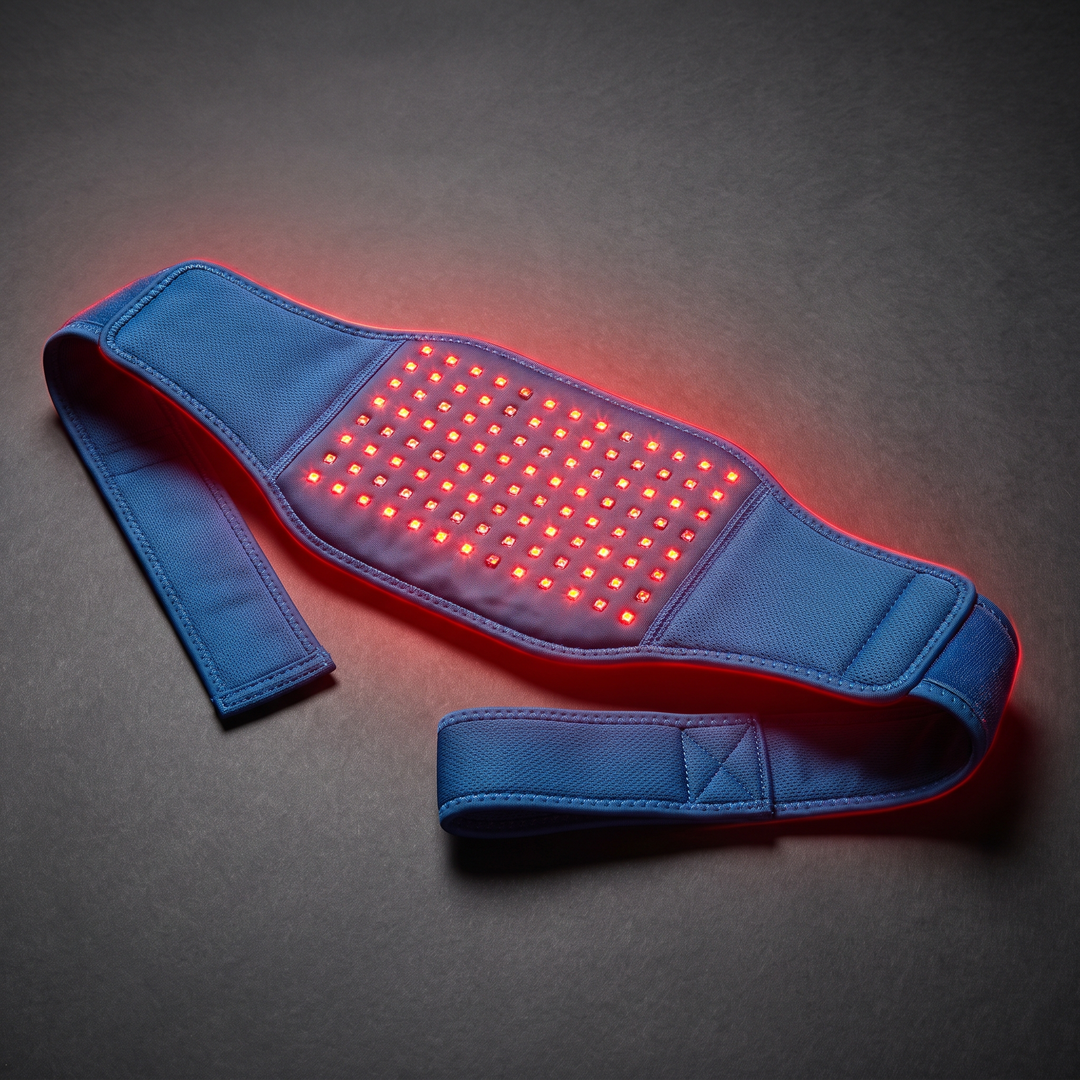 Professional Red Light Therapy Belt Infrared Therapy Wrap for Back Waist Shoulder Knee Joint Pain Relief Body Recovery Wrap with LED Beads Home Use