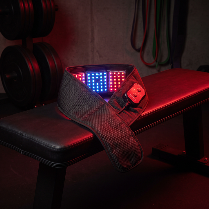 Professional Red Light Therapy Belt Infrared Therapy Wrap for Back Waist Shoulder Knee Joint Pain Relief Body Recovery Wrap with LED Beads Home Use
