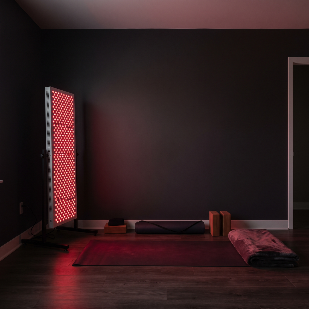 Professional Red Light Therapy Lamp 660nm 850nm Near Infrared Light Panel for Face and Body with Adjustable Stand and Timer Home Use Recovery Device