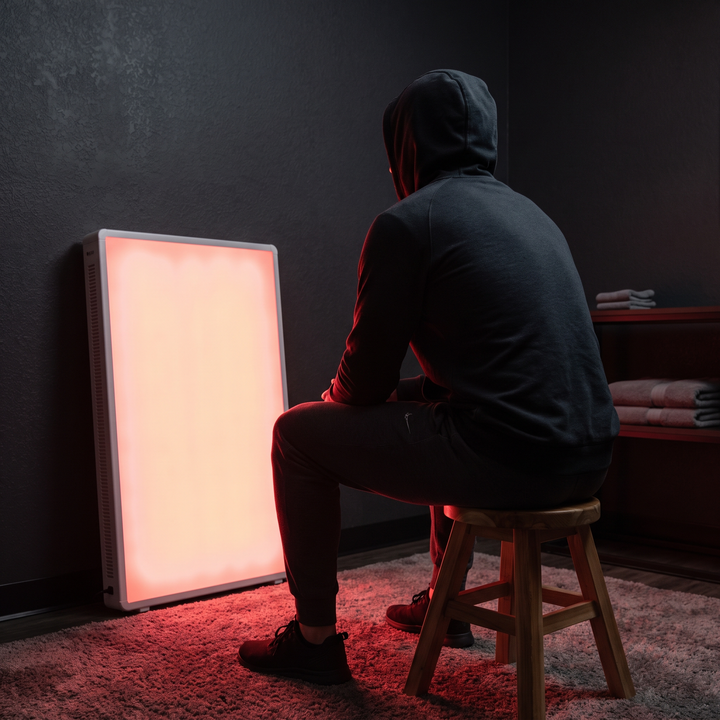 Professional Red Light Therapy Lamp 660nm 850nm Near Infrared Light Panel for Face and Body with Adjustable Stand and Timer Home Use Recovery Device
