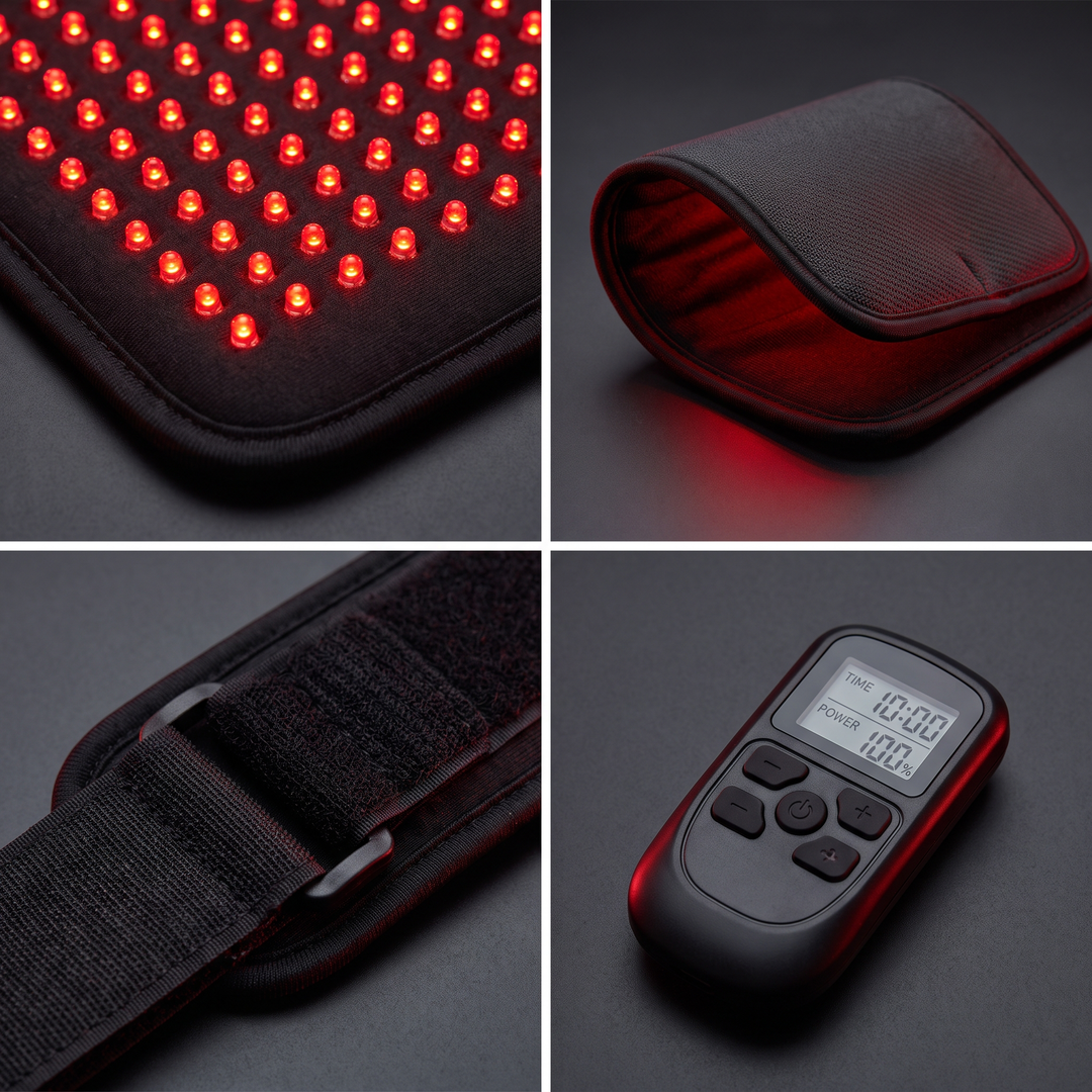 Professional Red Light Therapy Pad 210 LEDs 660nm 850nm Infrared Light Therapy Device for Face Body Back Knee Hands Feet Portable Heat Pad Recovery