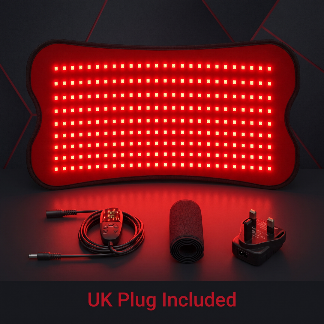 Professional Red Light Therapy Pad 660nm 850nm Dual Spectrum Near Infrared LED Light Therapy Device Portable Recovery Pad for Muscle Relief Body Wellness Home Use