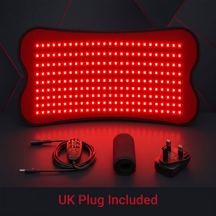 Professional Red Light Therapy Pad 660nm 850nm Dual Spectrum Near Infrared LED Light Therapy Device Portable Recovery Pad for Muscle Relief Body Wellness Home Use