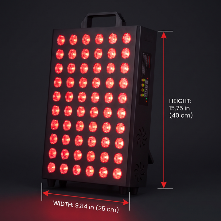 Professional Red Light Therapy Panel 660nm 850nm Near Infrared Light Therapy Device for Face Body Skin Recovery Home Use