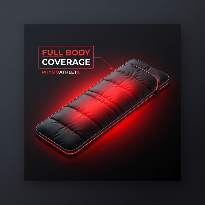 Professional Red Light Therapy Sleeping Bag Full Body Infrared LED Blanket Wrap Mat Home Use Recovery Relaxation Wellness