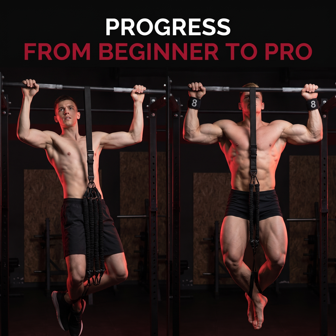Professional Resistance Band Pull Up Assistance Bands Set Strength Training Loop Bands for Pull Ups Chin Ups Stretching Mobility Home Gym Workout Recovery Exercise