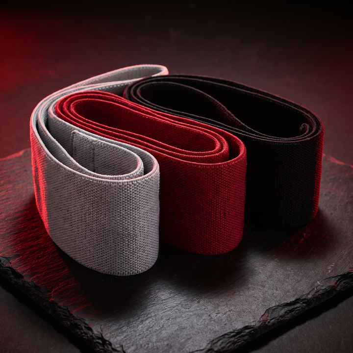 Professional Resistance Loop Band Set Fabric Exercise Bands for Legs Glutes Hips Squat Workout Strength Training Mobility Home Gym Fitness Recovery Unisex