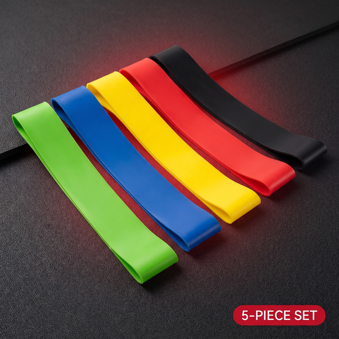 Professional Resistance Loop Bands Set Latex Exercise Bands Legs Glutes Core Strength Training Home Gym Workout Rehabilitation Mobility Fitness