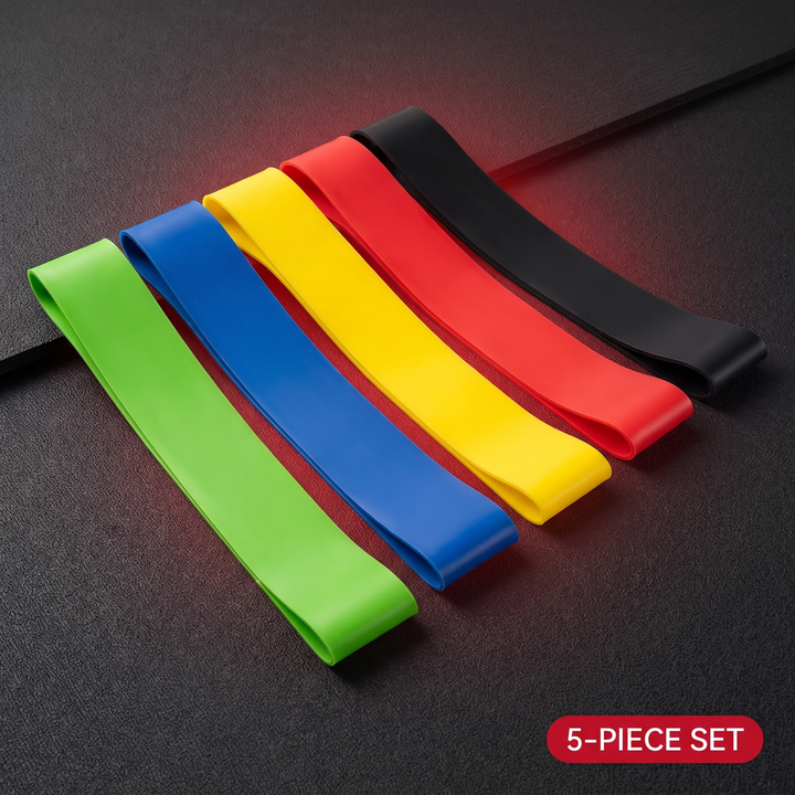 Professional Resistance Loop Bands Set Latex Exercise Bands Legs Glutes Core Strength Training Home Gym Workout Rehabilitation Mobility Fitness