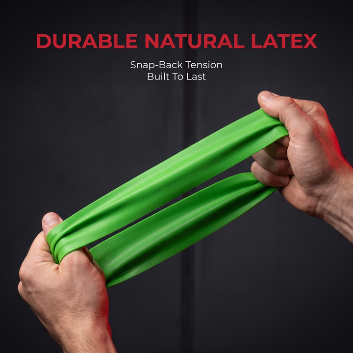 Professional Resistance Loop Bands Set Latex Exercise Bands Legs Glutes Core Strength Training Home Gym Workout Rehabilitation Mobility Fitness