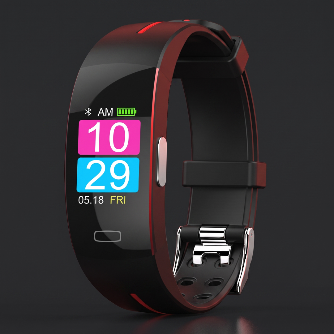 Professional Smart Fitness Band ECG PPG Heart Rate Blood Pressure Body Temperature Monitor Wrist Band Activity Tracker for Health Monitoring Daily Fitness Use