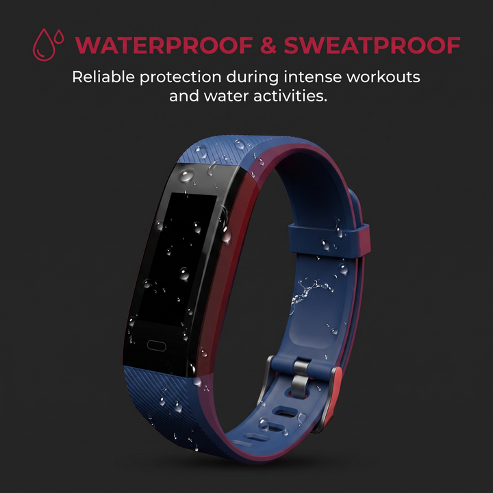 Professional Smart Fitness Band Heart Rate Blood Oxygen Blood Pressure Monitor Waterproof Activity Tracker Bracelet for Android and iOS