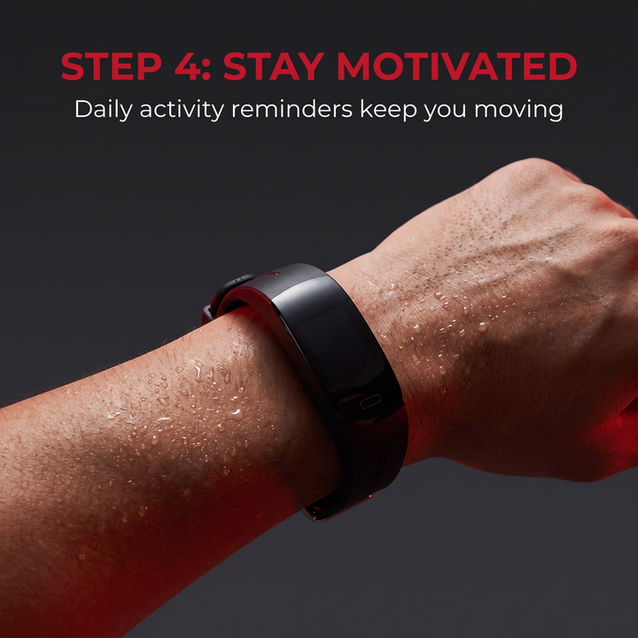 Professional Smart Fitness Band Heart Rate Blood Pressure Blood Oxygen Monitor IP67 Waterproof Activity Tracker Bracelet for Sport Health Monitoring