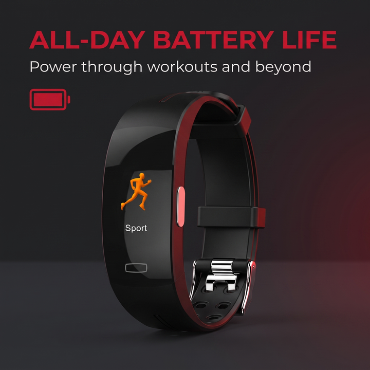 Professional Smart Fitness Band Heart Rate Blood Pressure Blood Oxygen Monitor IP67 Waterproof Activity Tracker Bracelet for Sport Health Monitoring