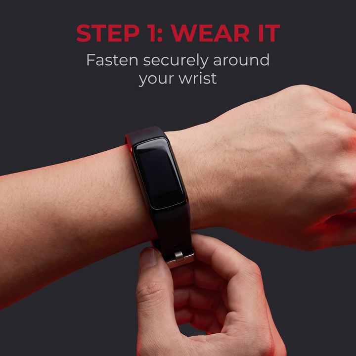 Professional Smart Fitness Band Heart Rate Blood Pressure Blood Oxygen Monitor IP67 Waterproof Activity Tracker Bracelet for Sport Health Monitoring