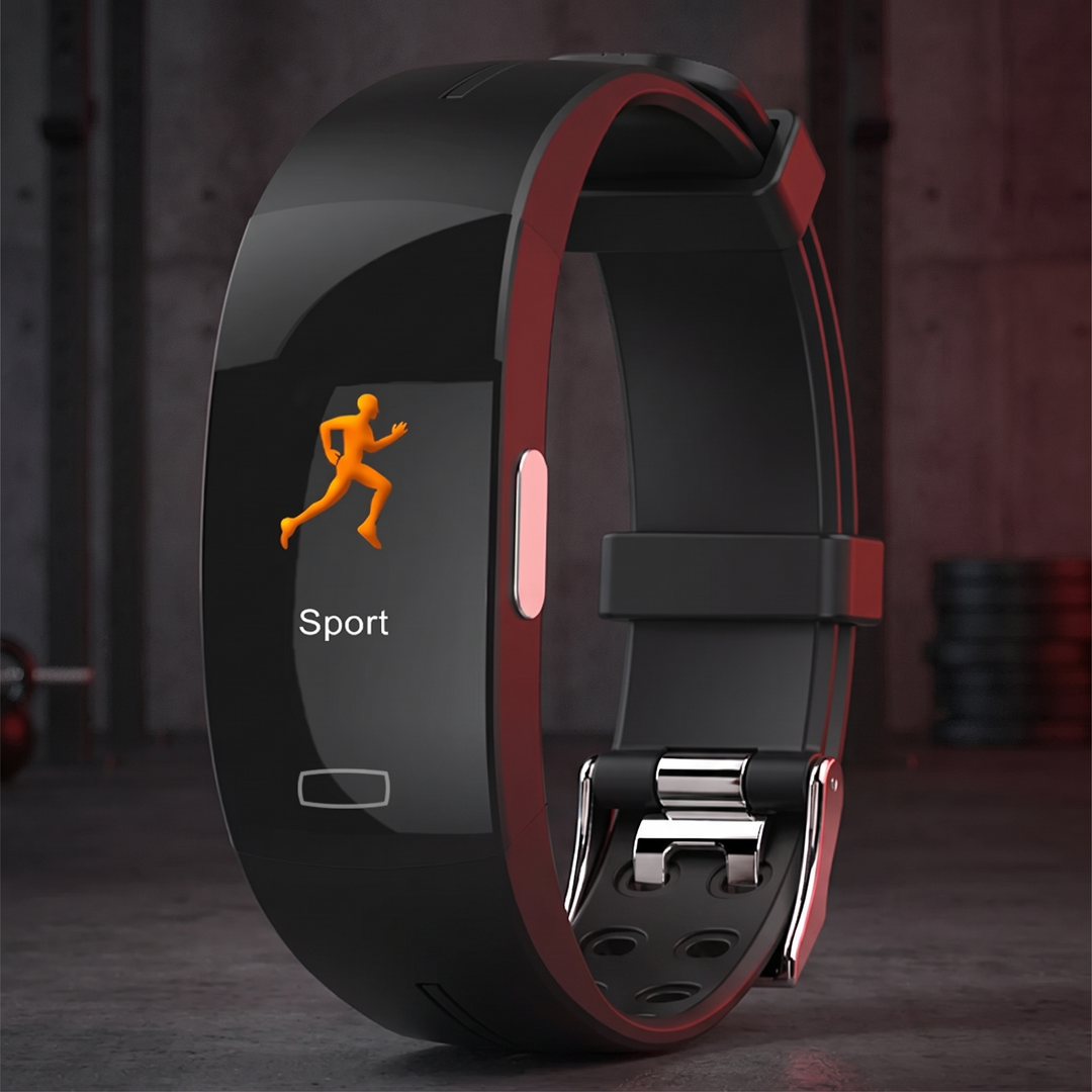 Professional Smart Fitness Band Heart Rate Blood Pressure Blood Oxygen Monitor IP67 Waterproof Activity Tracker Bracelet for Sport Health Monitoring
