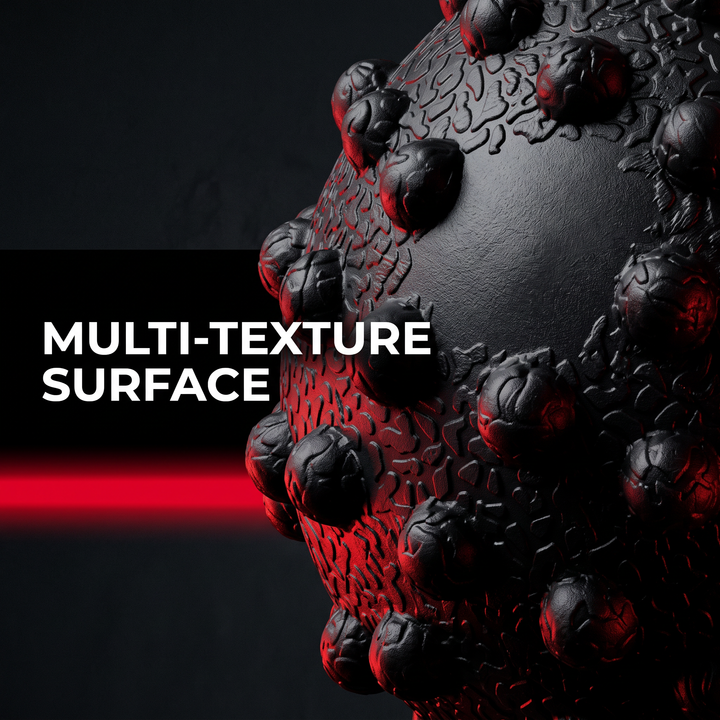 Professional TPE Massage Ball Trigger Point Ball Multi Texture Full Body Muscle Relief 50mm Yoga Fitness Home Gym Office Recovery Roller Ball