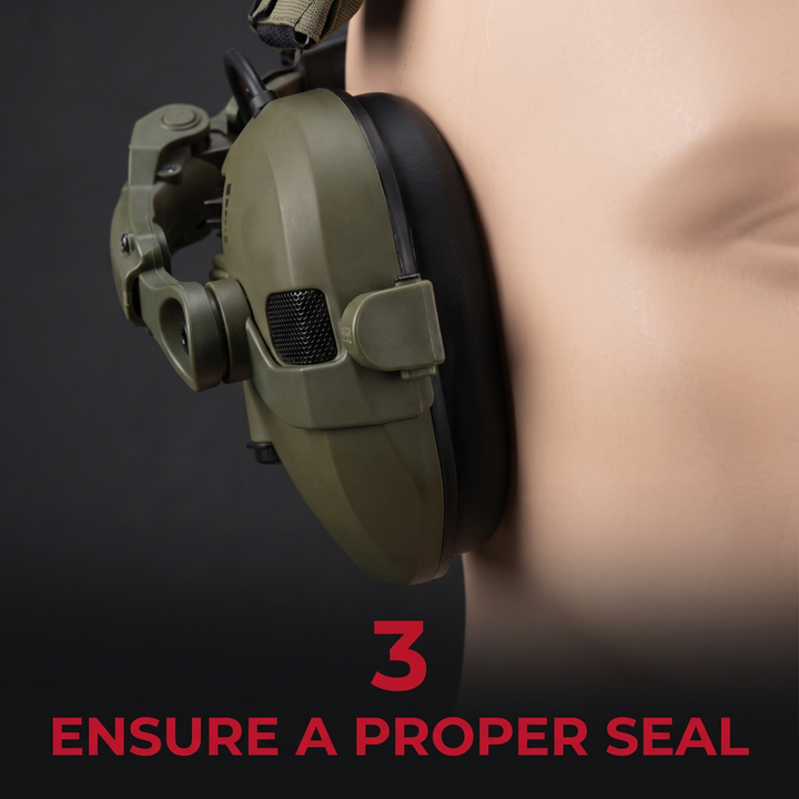Professional Tactical Helmet Headset Active Noise Cancelling Ear Protection Shooting Hunting Hearing Defender Helmet Mounted Headphones