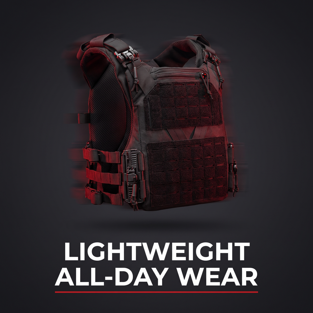 Professional Tactical Plate Carrier Vest Full Size MOLLE Chest Rig Adjustable Cummerbund Quick Release Airsoft Outdoor Training Gear Lightweight
