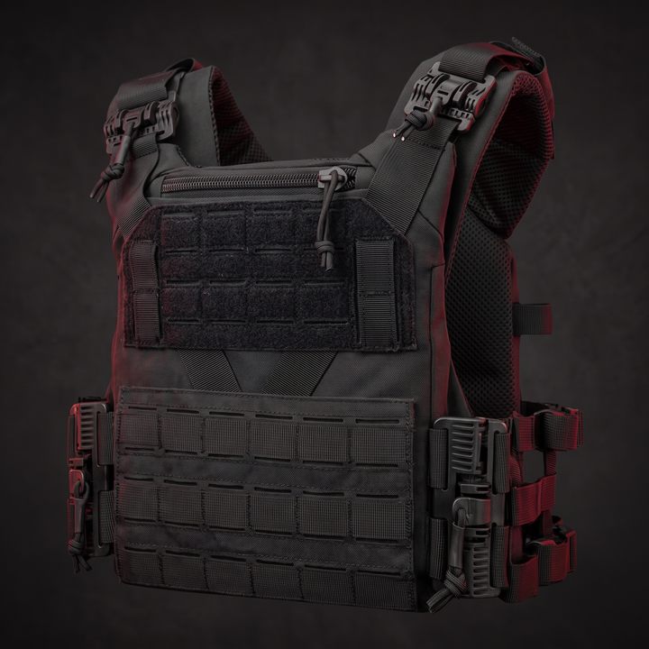 Professional Tactical Plate Carrier Vest Full Size MOLLE Chest Rig Adjustable Cummerbund Quick Release Airsoft Outdoor Training Gear Lightweight