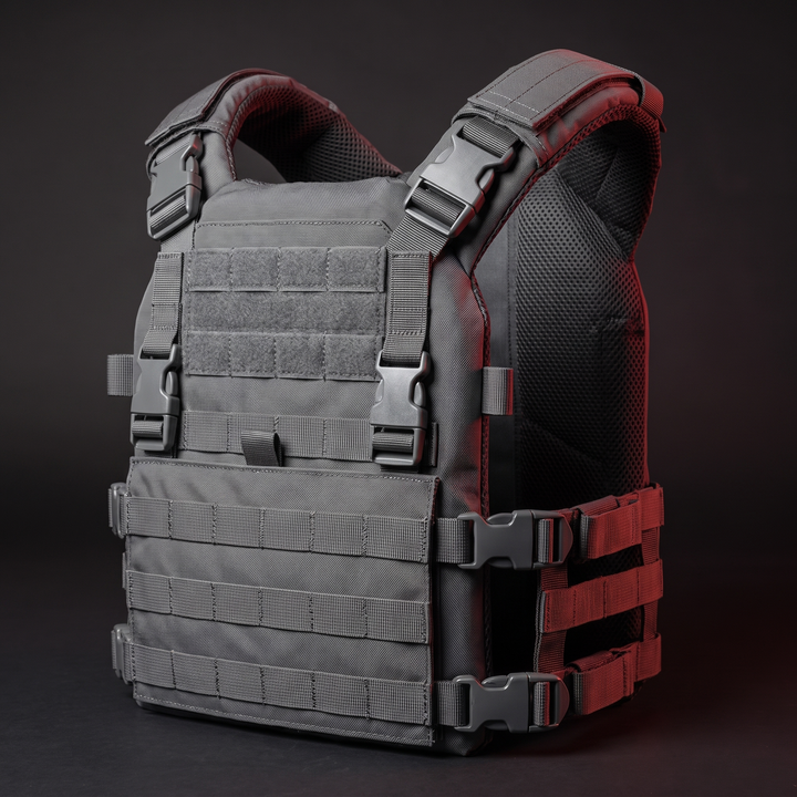 Professional Tactical Plate Carrier Vest Full Size MOLLE Chest Rig Adjustable Cummerbund Quick Release Airsoft Outdoor Training Gear Lightweight