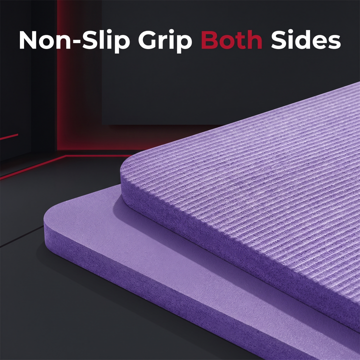 Professional Thick Exercise Mat Non-Slip Yoga Mat Pilates Fitness Training Mat with Carrying Strap for Floor Exercises Stretching Home Workout