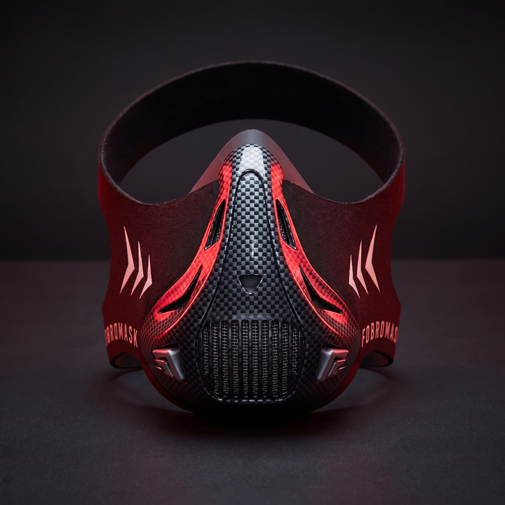 Professional Training Mask Elevation Simulation Cardio Endurance Mask MMA Fitness Running Resistance Breathing Mask for Home Gym Strength Cardio Workout Sports