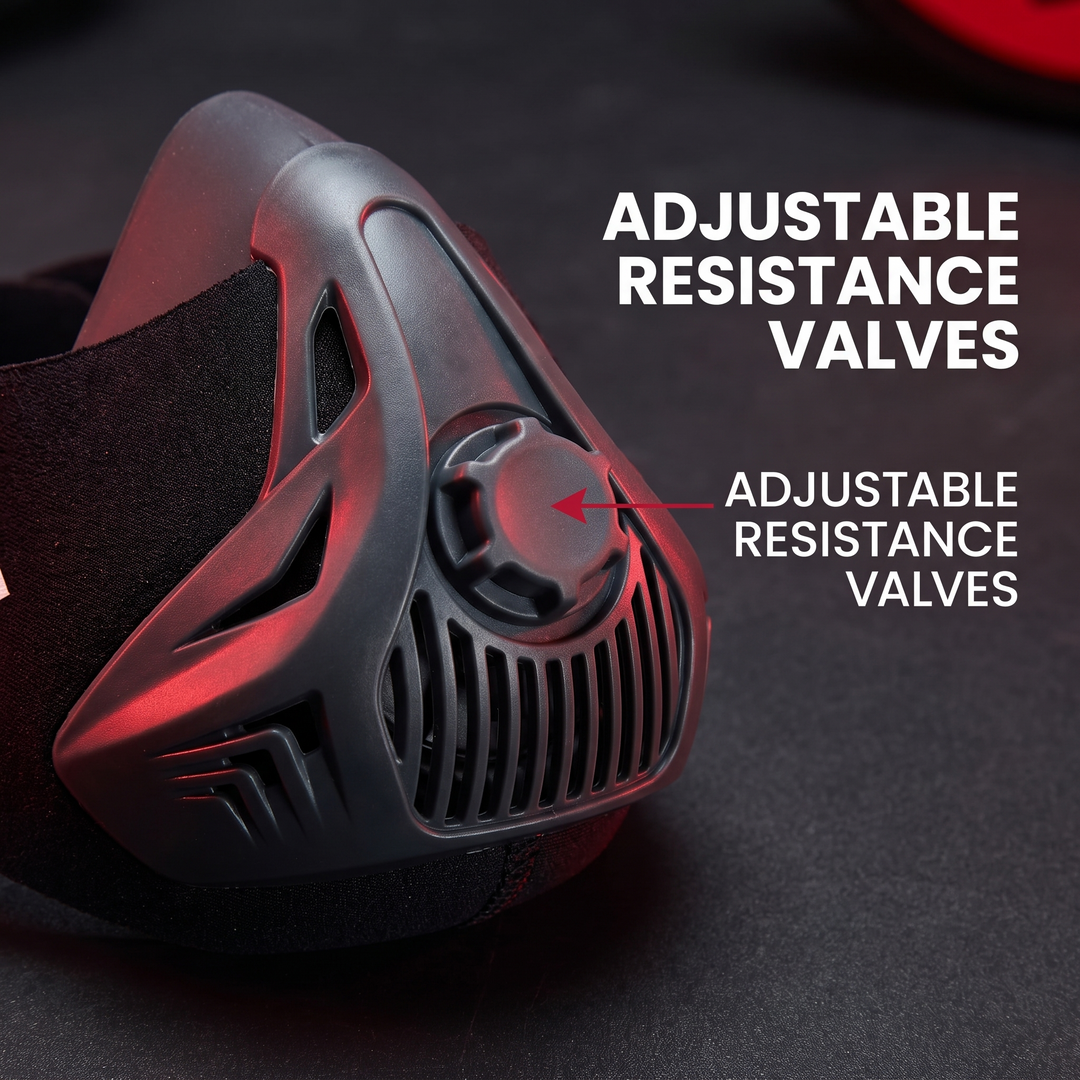Professional Training Mask Elevation Simulation Cardio Endurance Mask MMA Fitness Running Resistance Breathing Mask for Home Gym Strength Cardio Workout Sports