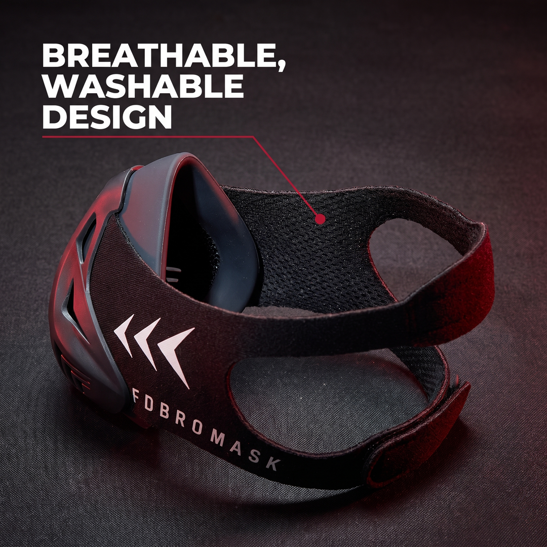 Professional Training Mask Elevation Simulation Cardio Endurance Mask MMA Fitness Running Resistance Breathing Mask for Home Gym Strength Cardio Workout Sports