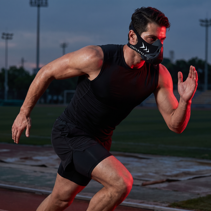 Professional Training Mask Elevation Simulation Cardio Endurance Mask MMA Fitness Running Resistance Breathing Mask for Home Gym Strength Cardio Workout Sports