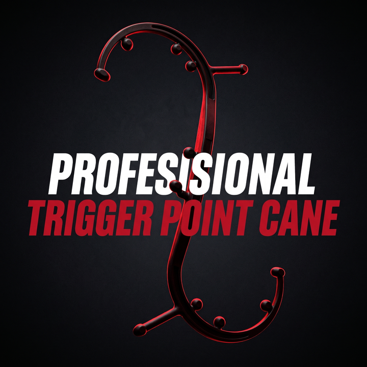 Professional Trigger Point Massage Cane Hook Massager Handheld Self Massage Stick for Neck Shoulder Back Leg Muscle Relief Recovery Tool